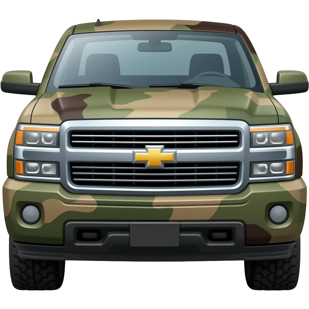 Silverado del Ejército Mexicano emoji