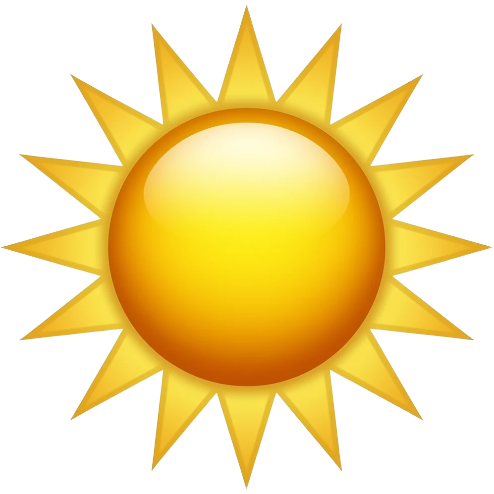 Sun emoji