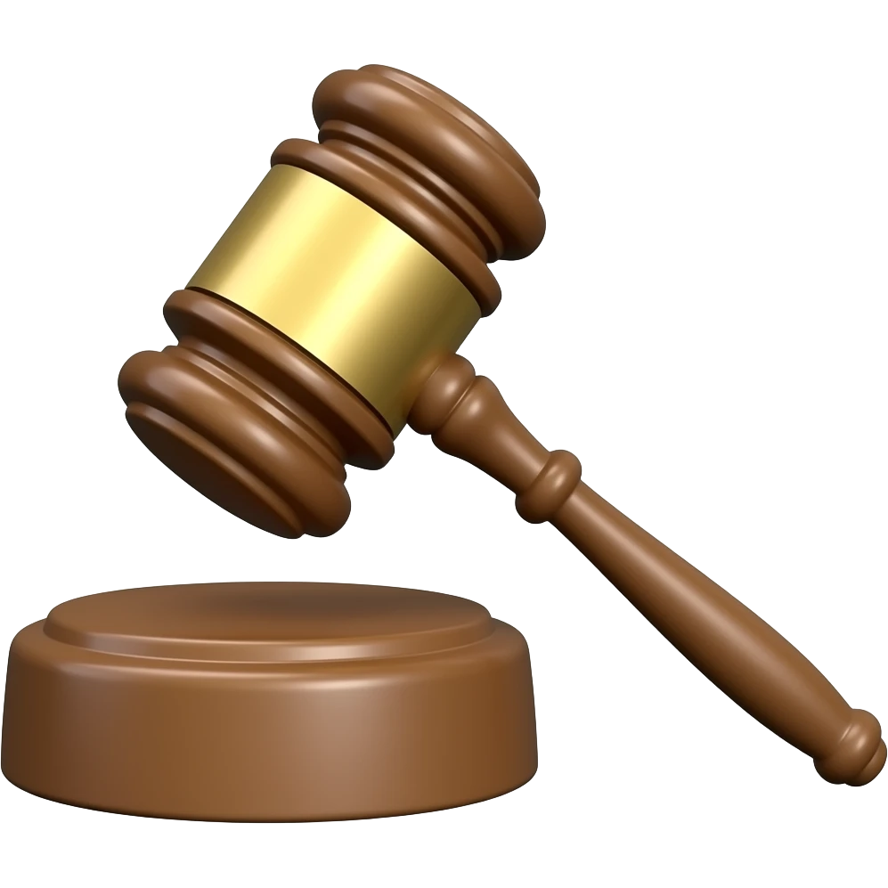 a brown gavel emoji