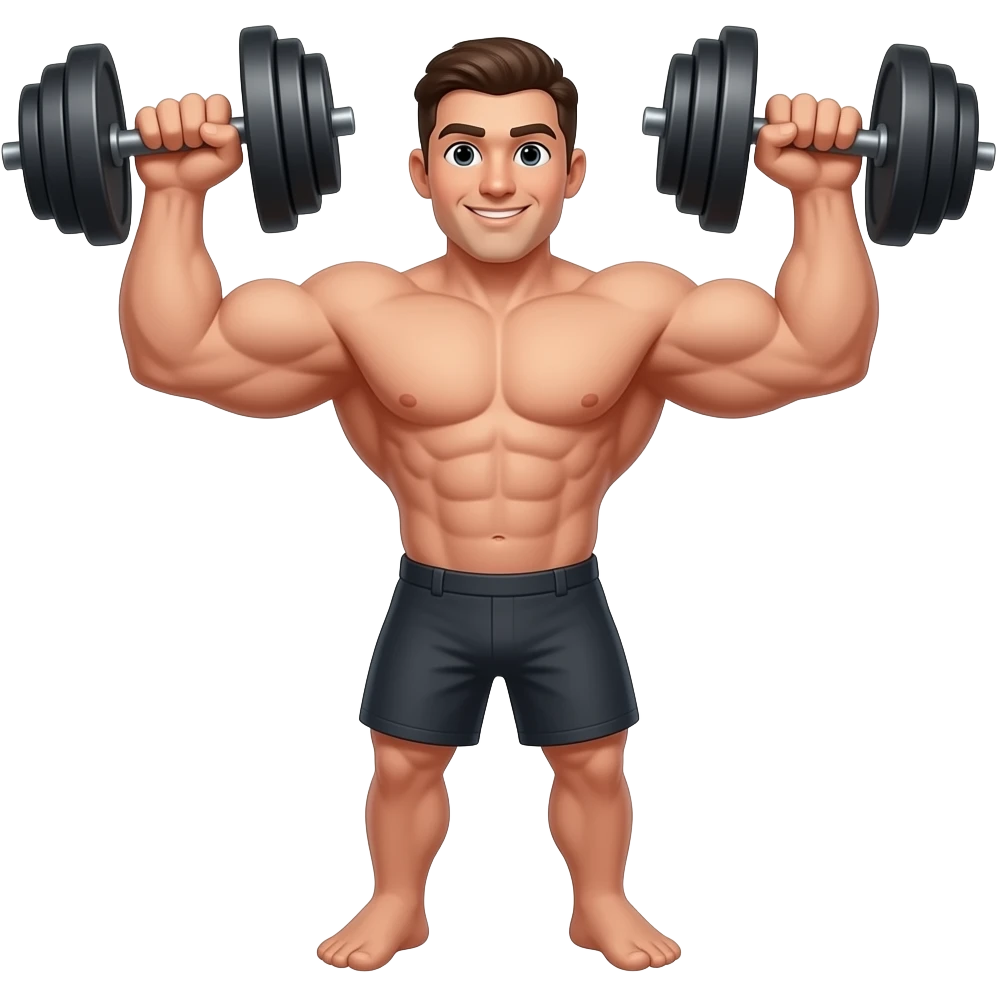 Huge chest workout emoji