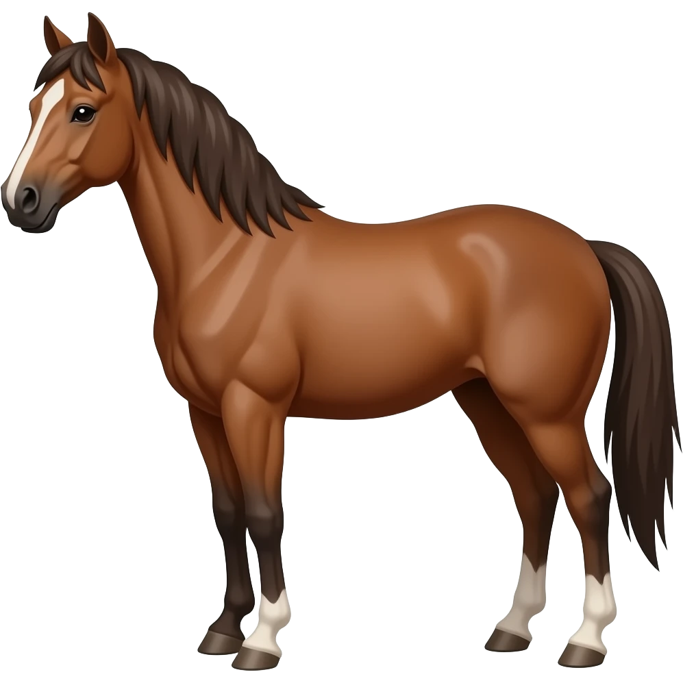 brown horse emoji