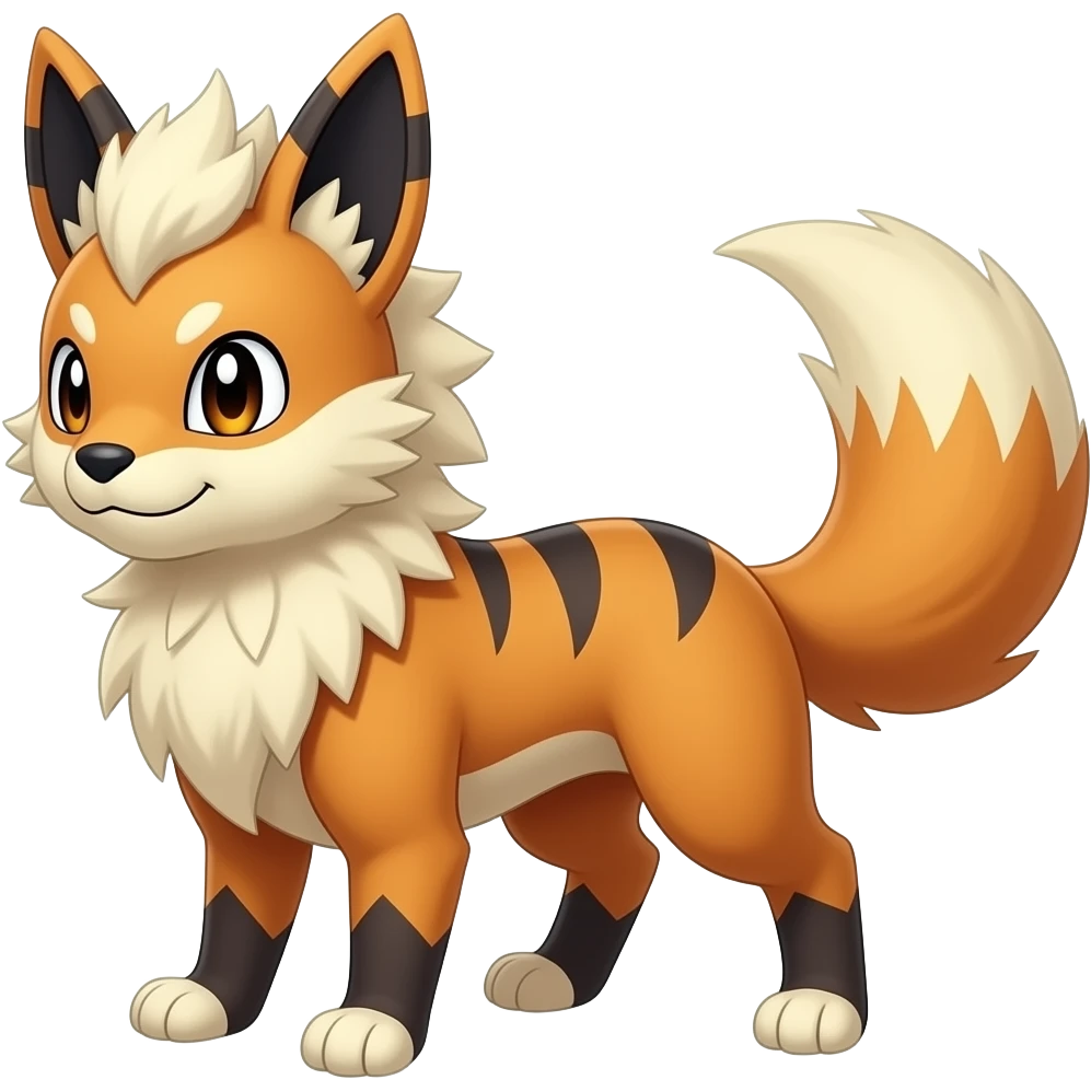 Pyroar-Furret-Shinx-Luxio-Luxray-Fakémon-hybrid emoji
