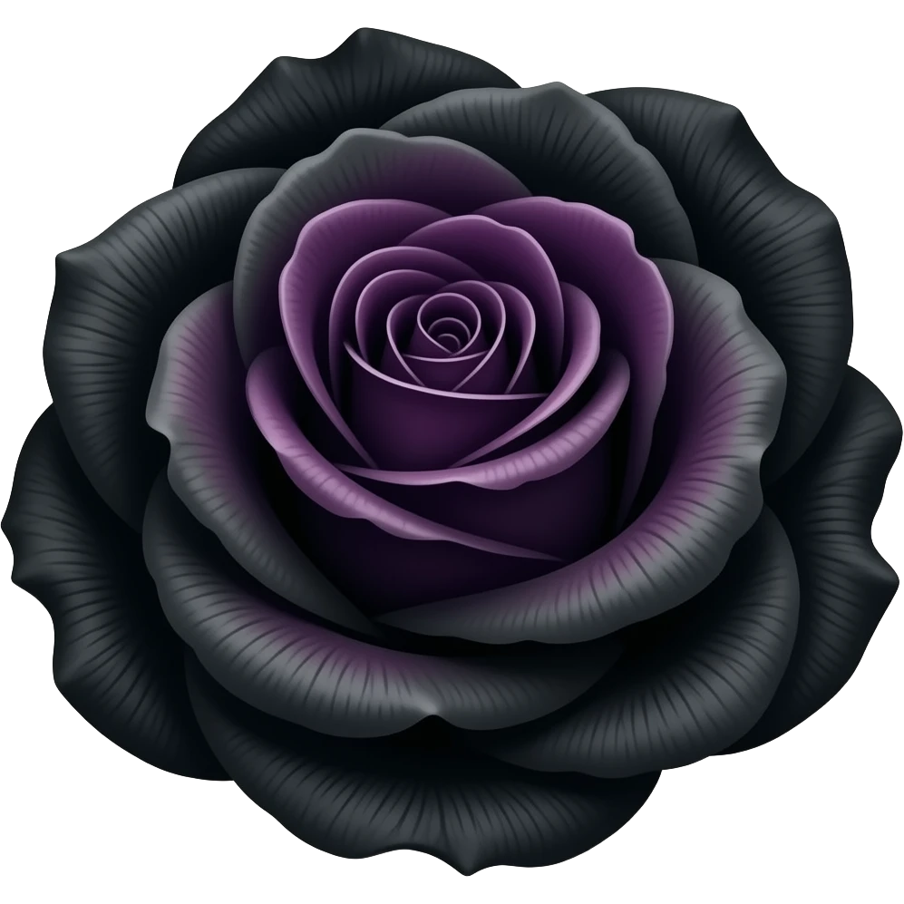 Black rose emoji