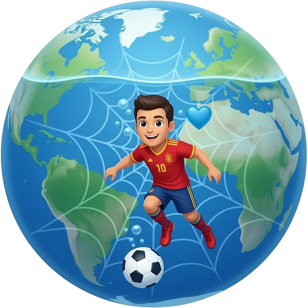🇪🇸🩻💙🌊🌀🌍🕸️⚽ emoji