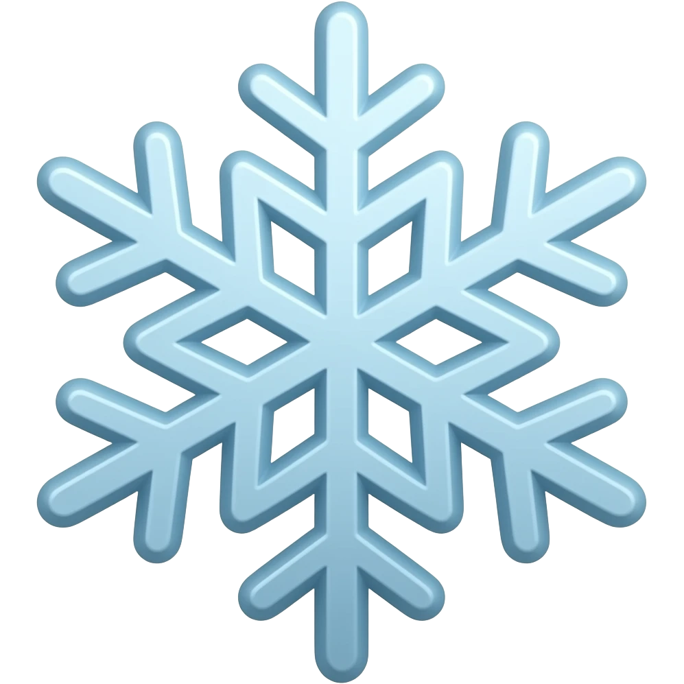 snow flake emoji