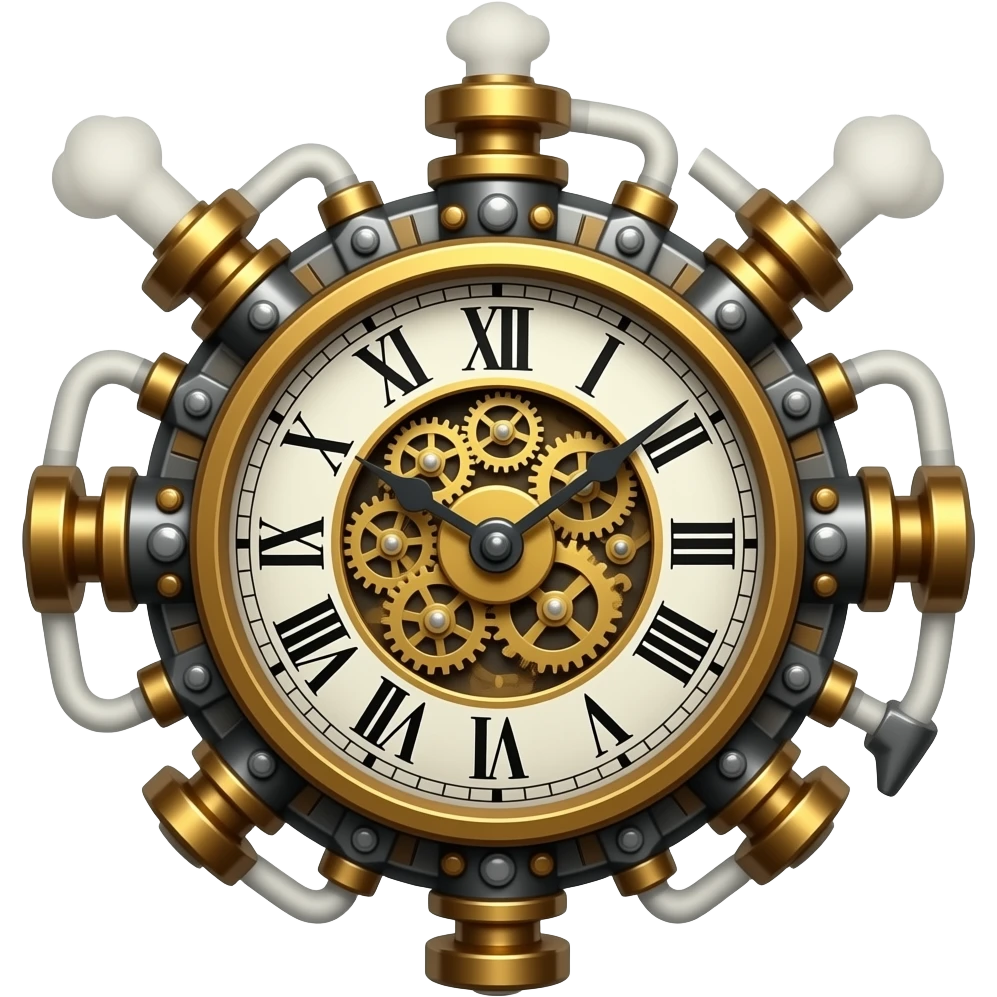 Clockpunk automaton emoji