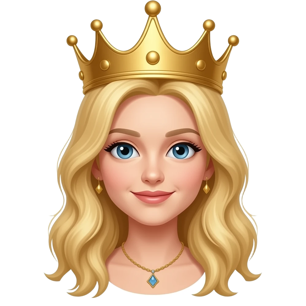 Blonde & Crown emoji