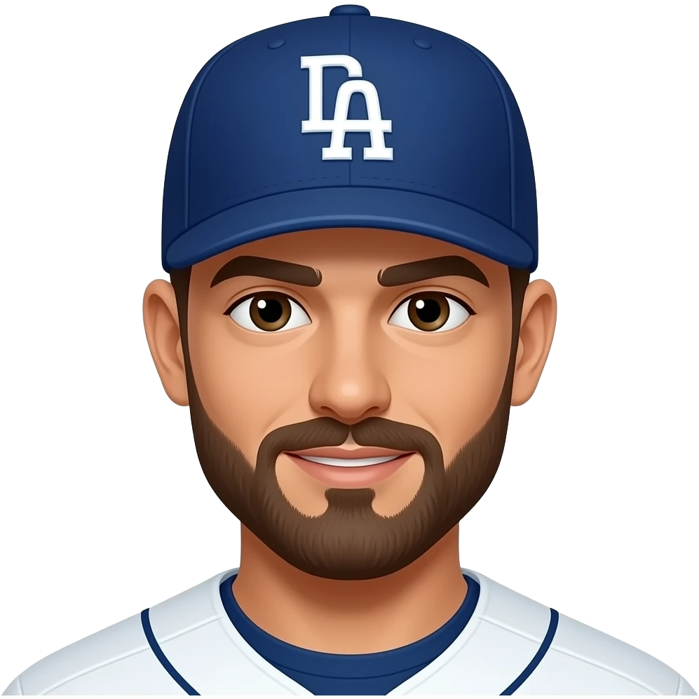 Men with padres hat emoji