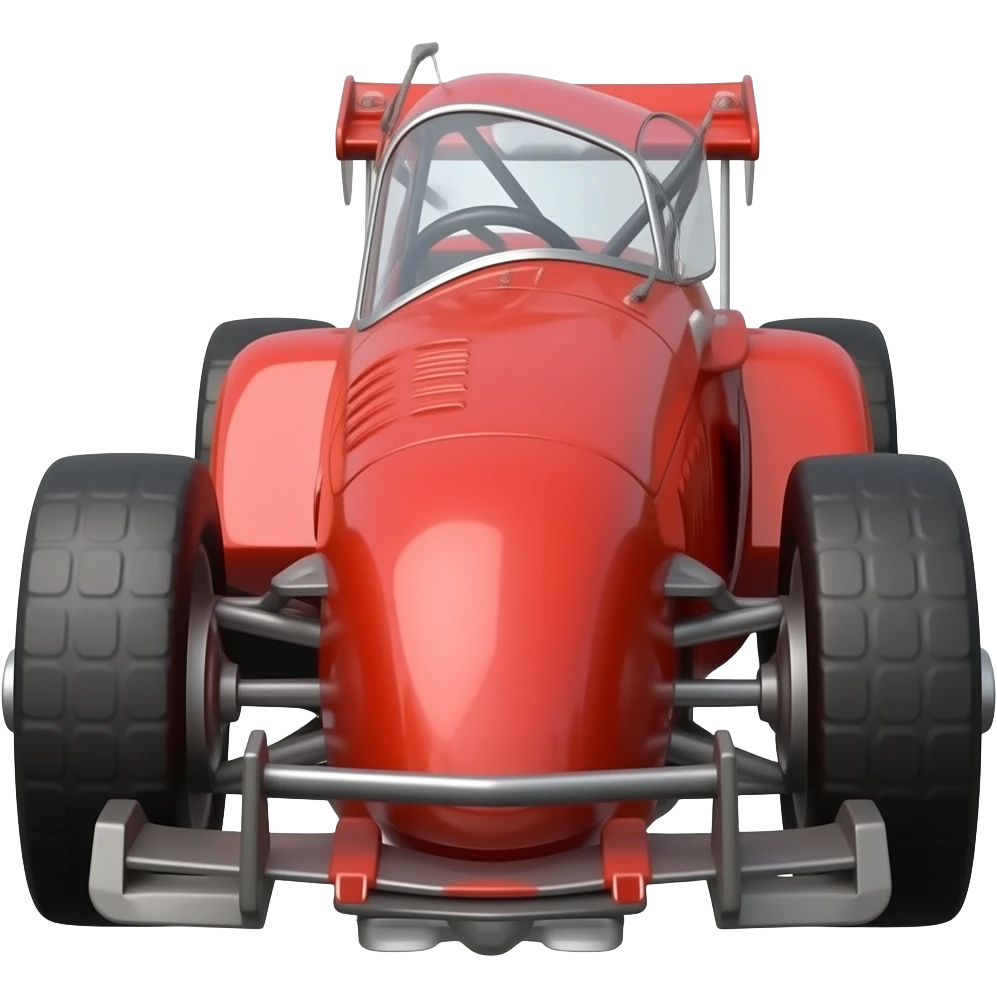 Red race car emoji
