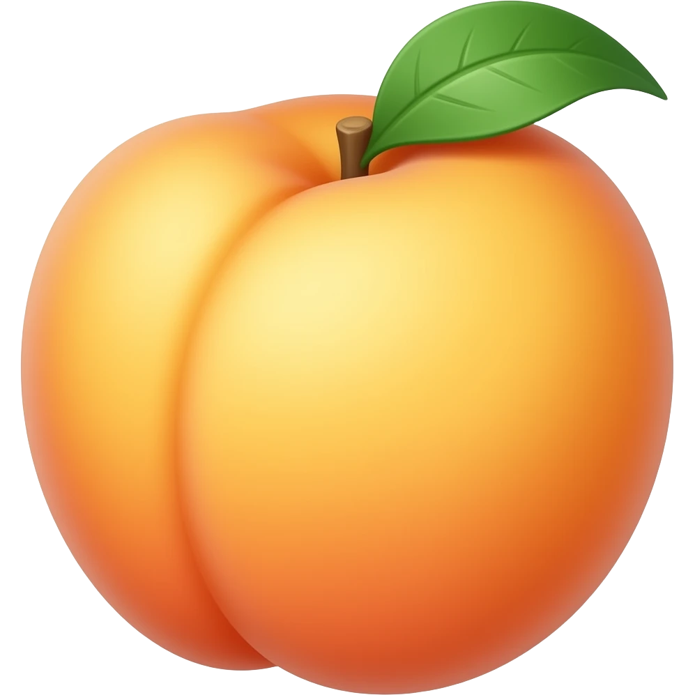 Nectarine emoji