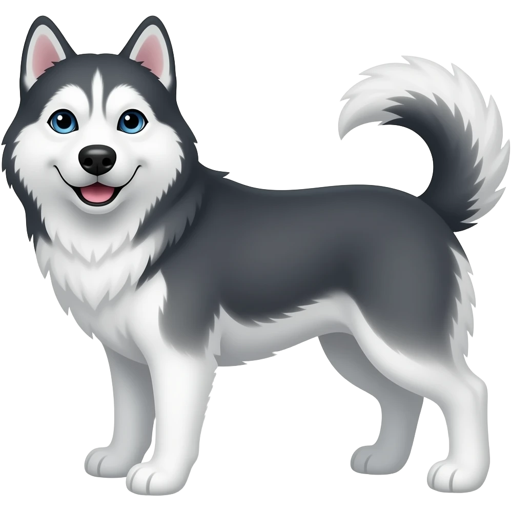 Husky emoji
