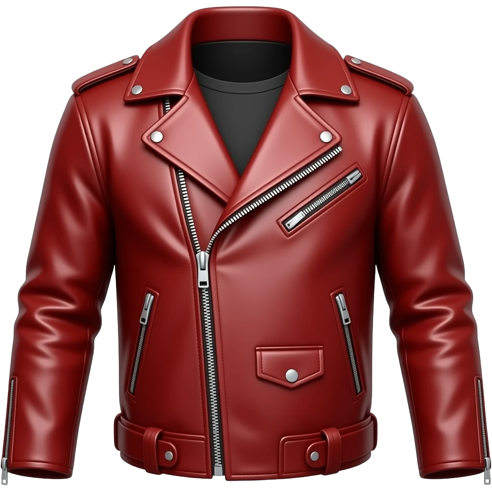 Red leather jacket emoji
