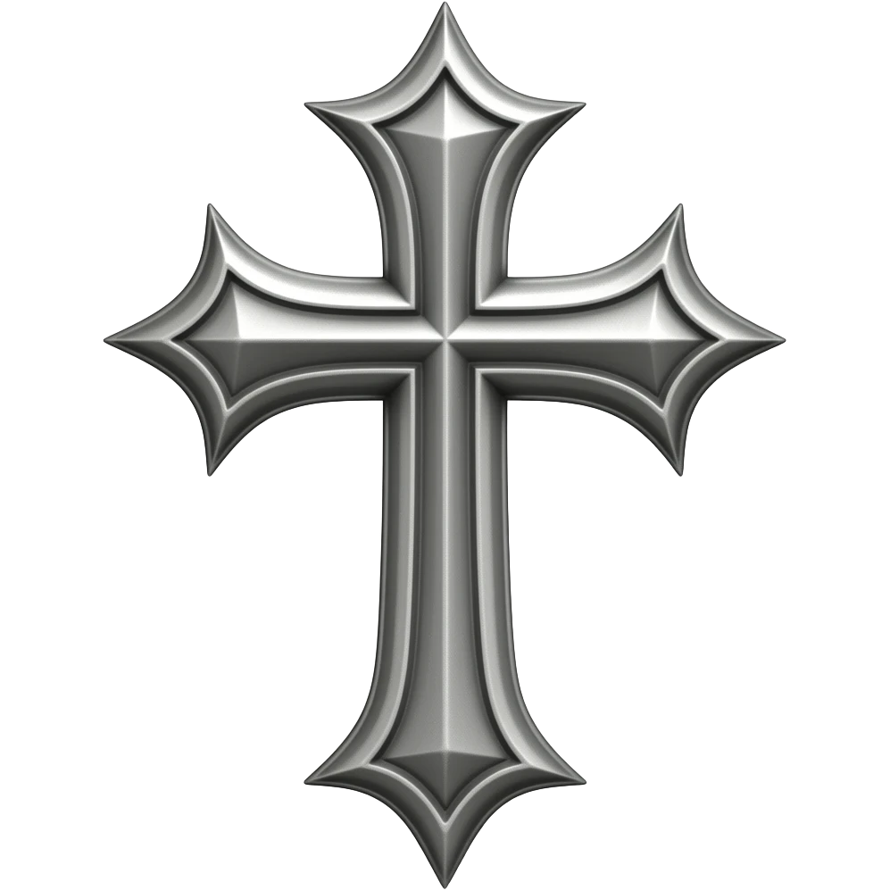 Croix gothique emoji