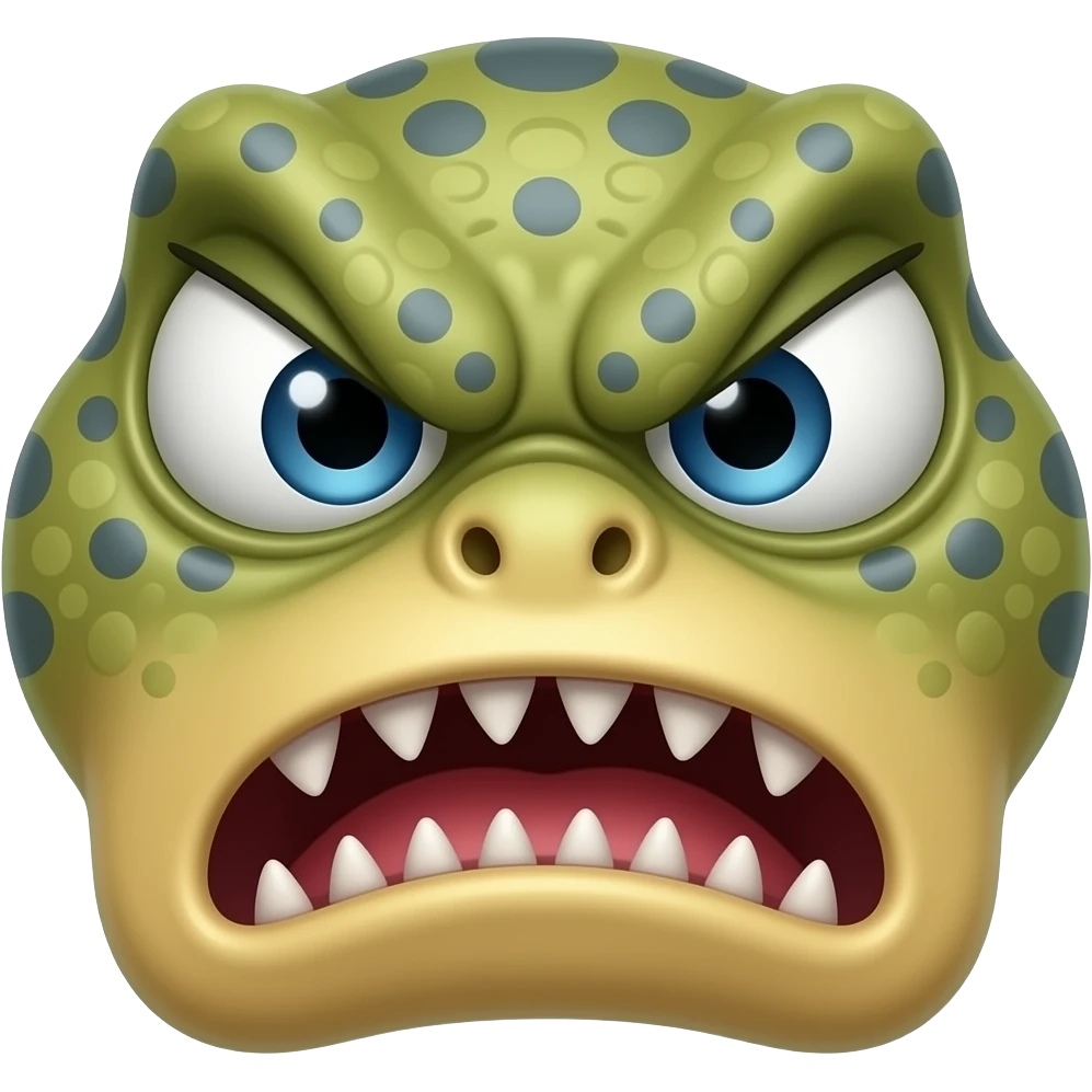 dinosaur glava mu se dimi od besa emoji