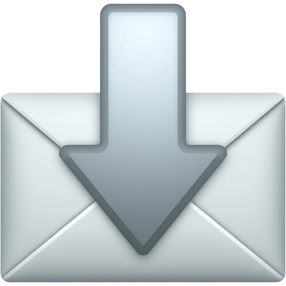 DM ENVELOPE ARROW DOWN emoji