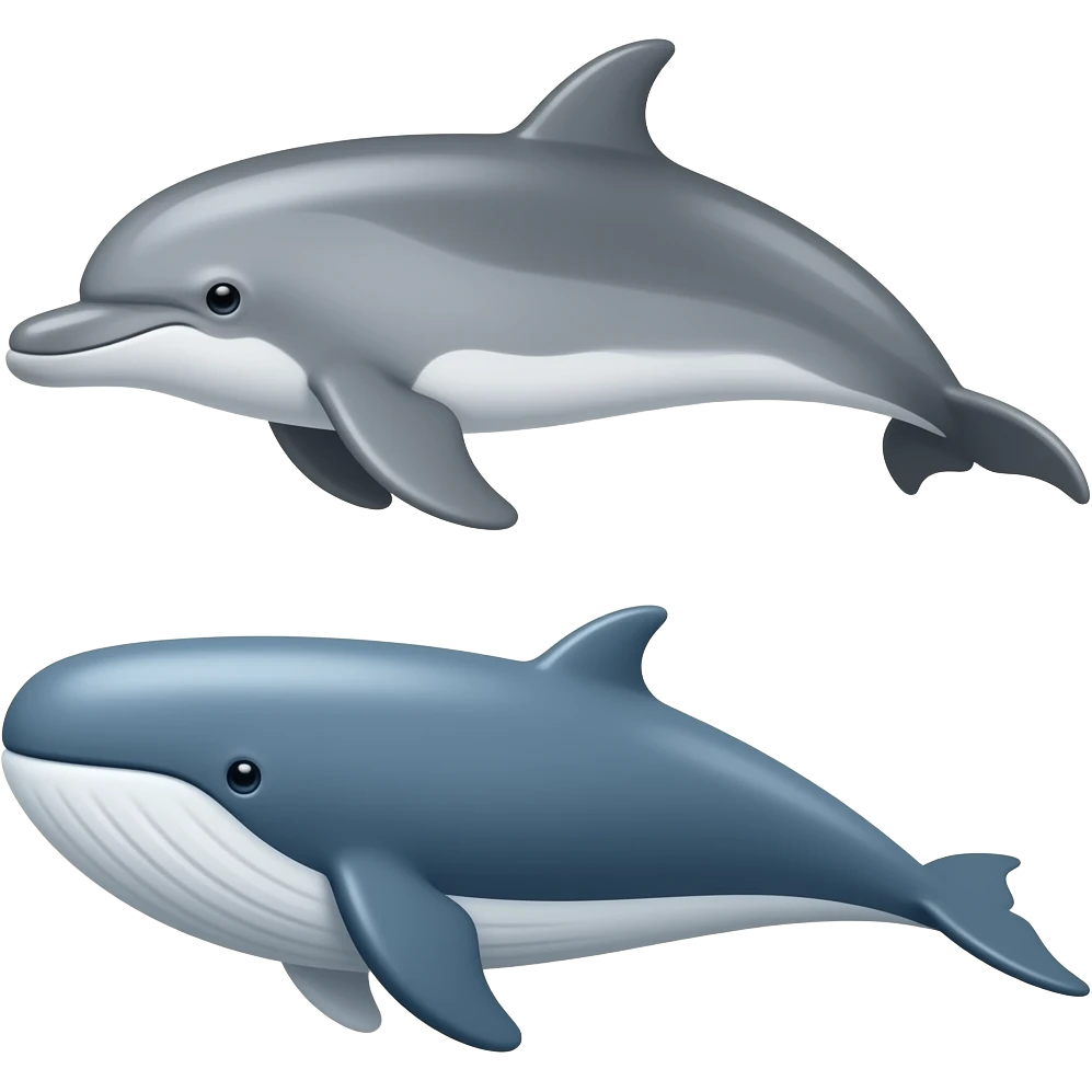 🐬🐳 emoji