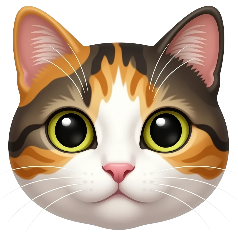 The Calico Cat Face emoji