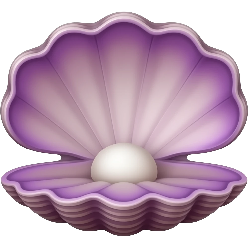 Purple giant clam emoji