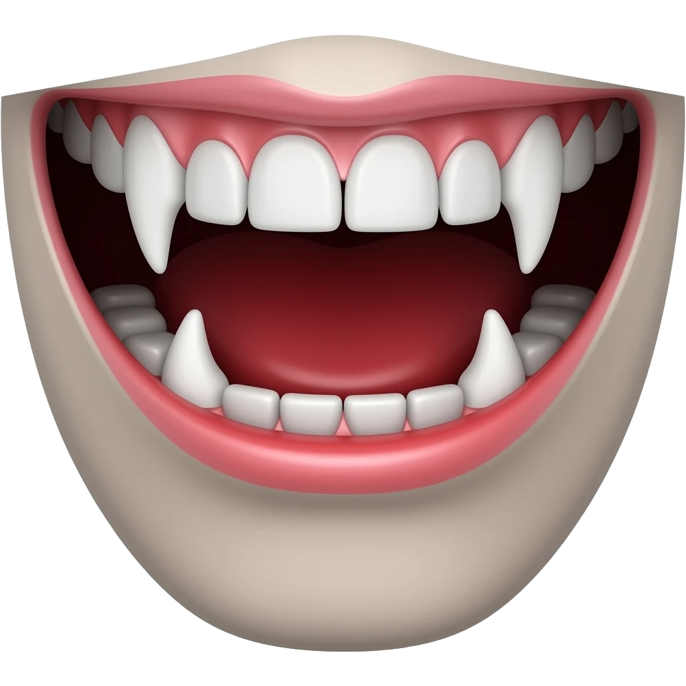 vampire teeth emoji emoji