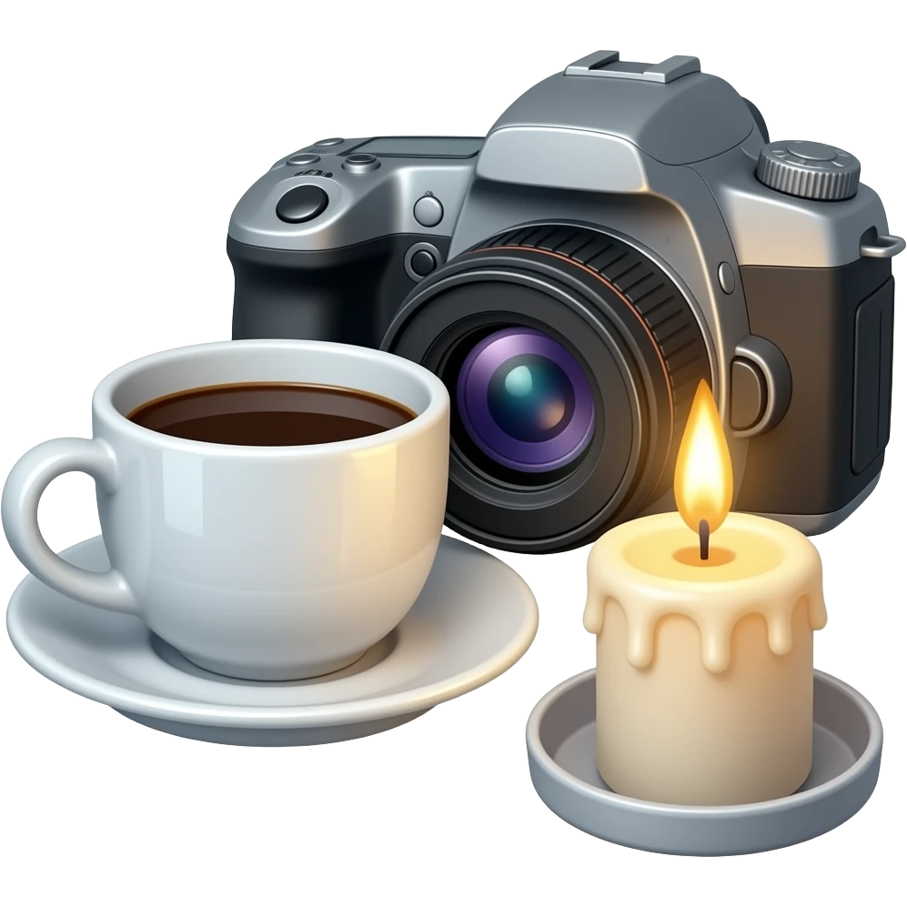 🕯📸☕️ emoji