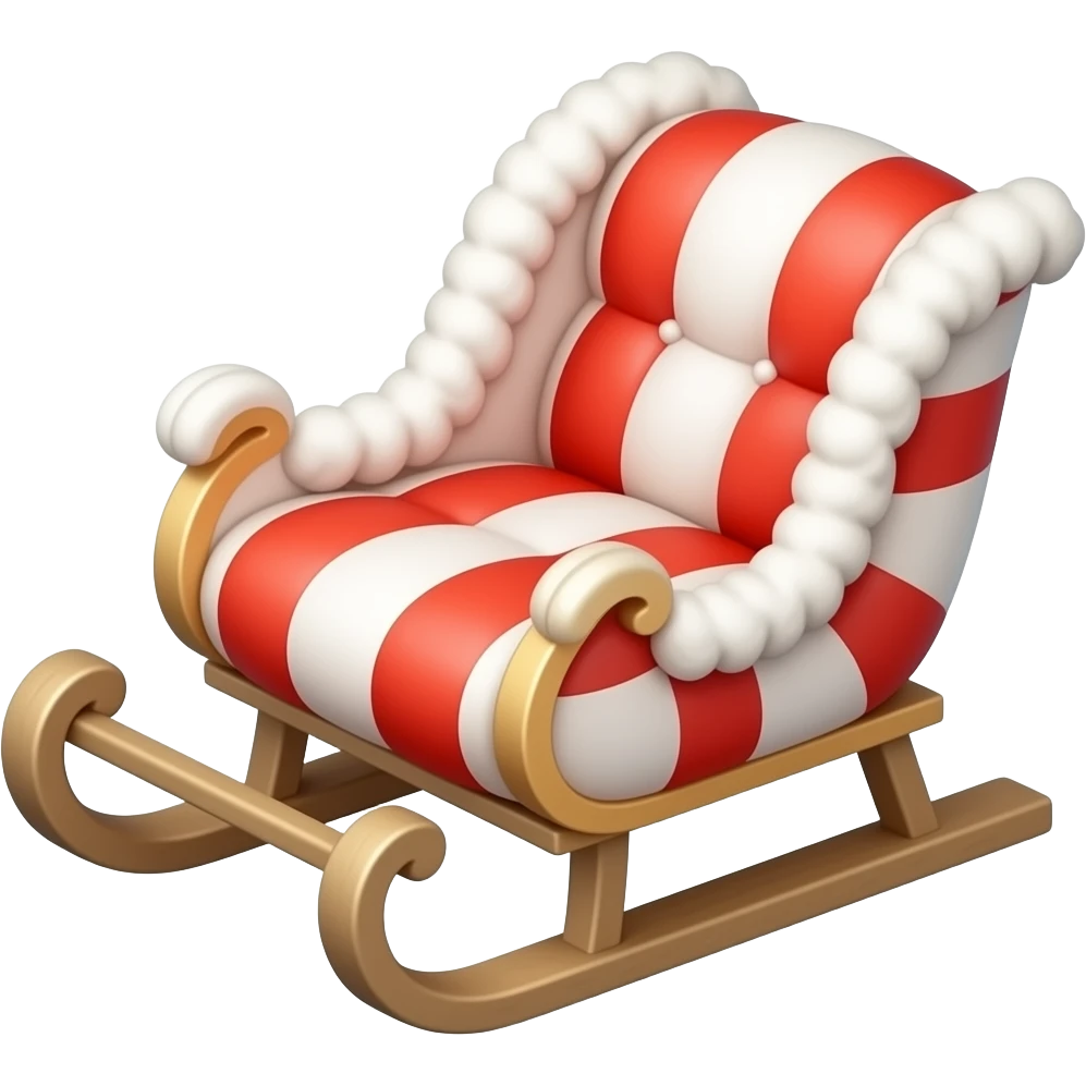 cartoonish sled emoji