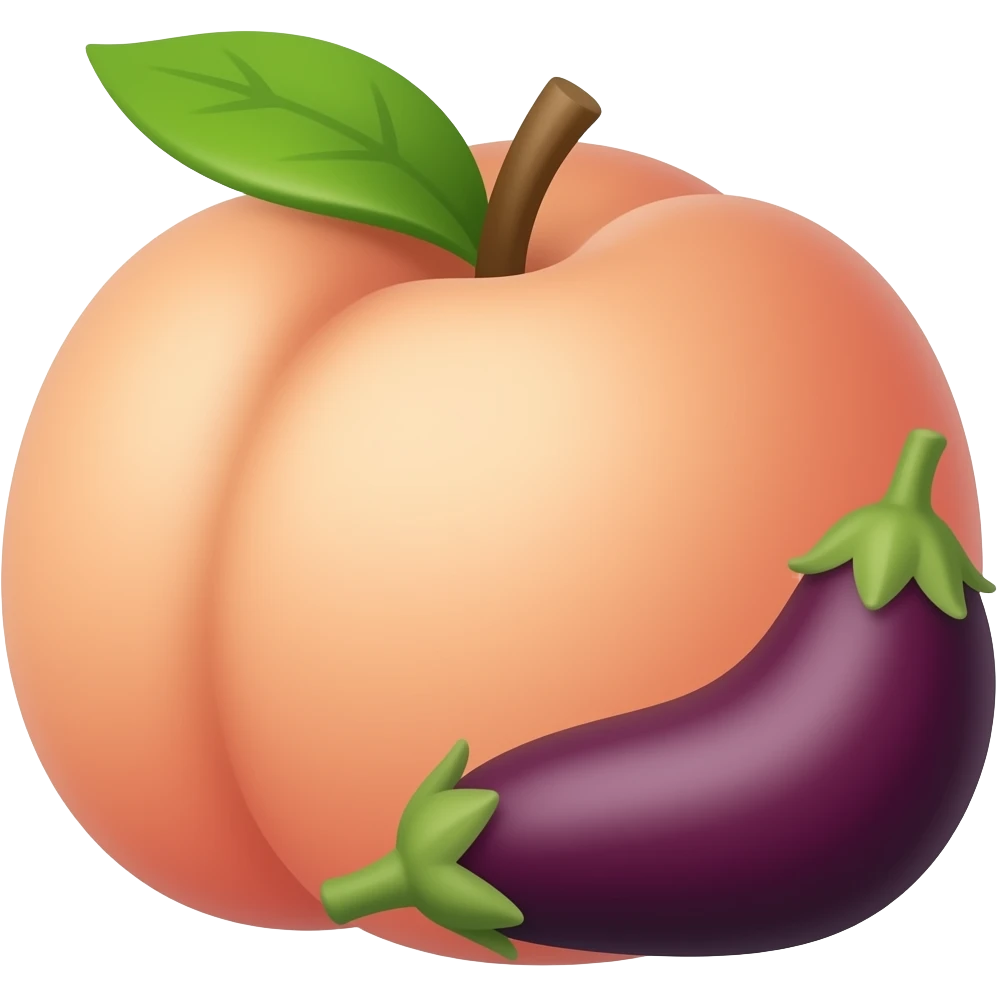 🍑🍆 emoji