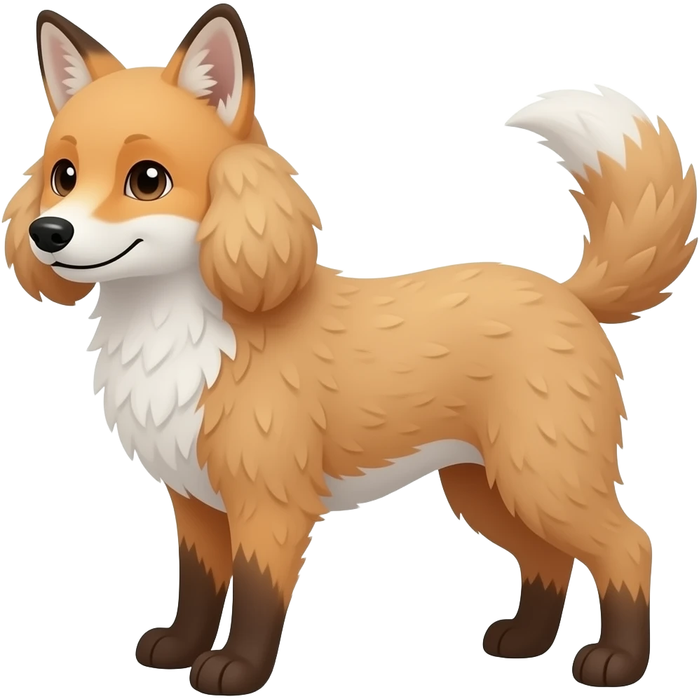 🦊 +🐩 emoji