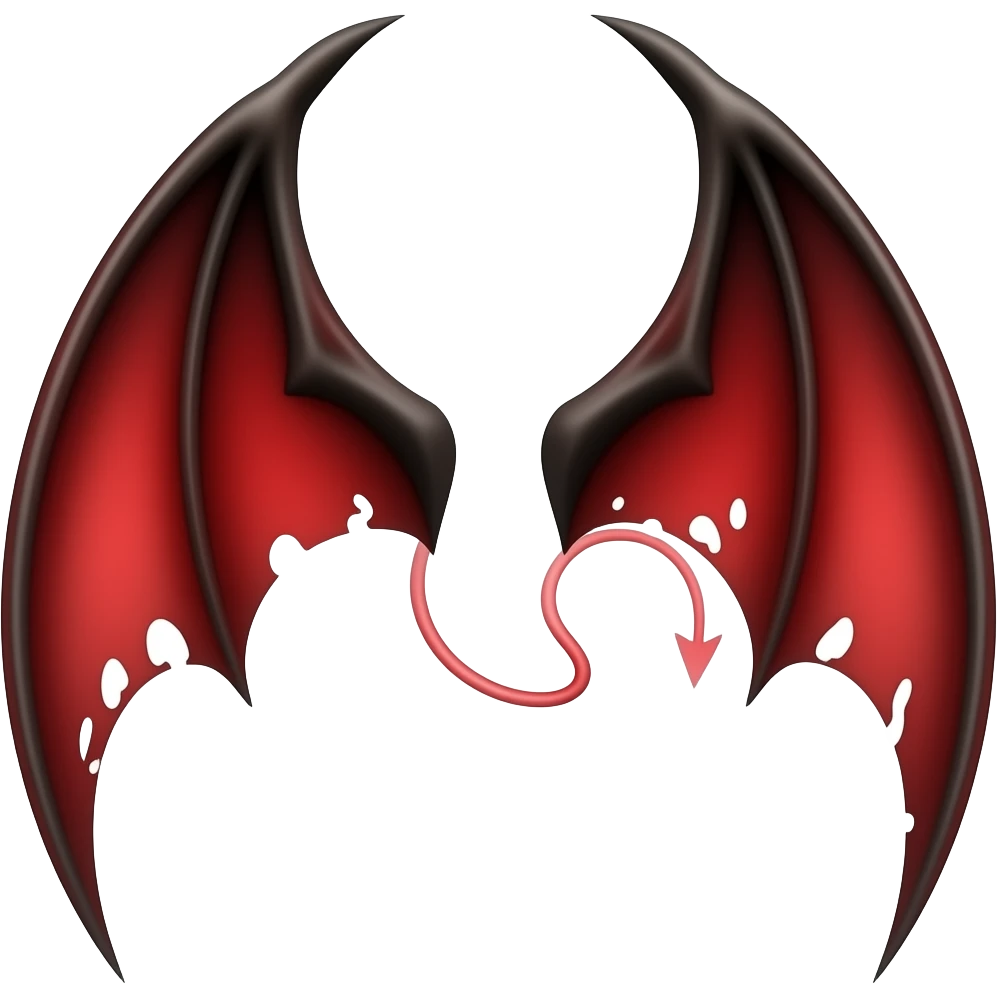 Devil wings emoji