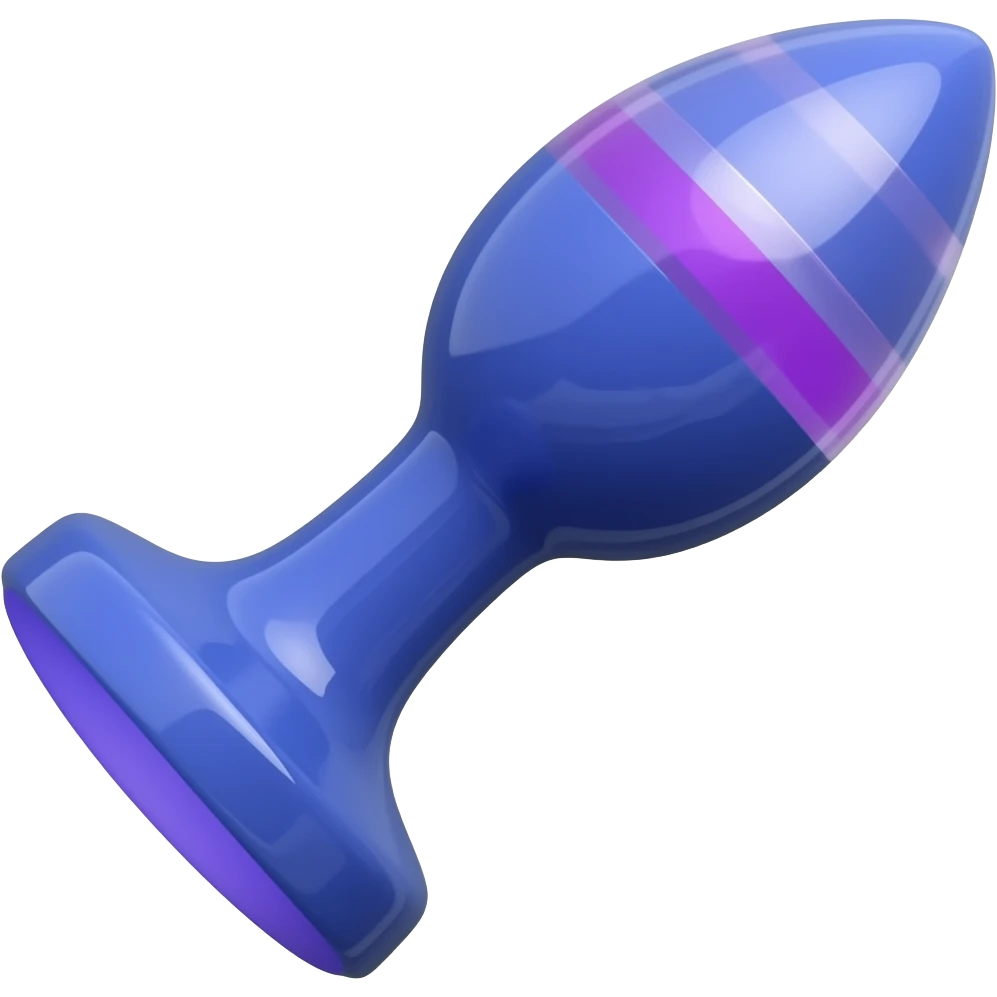 Blue/Purple buttplug emoji