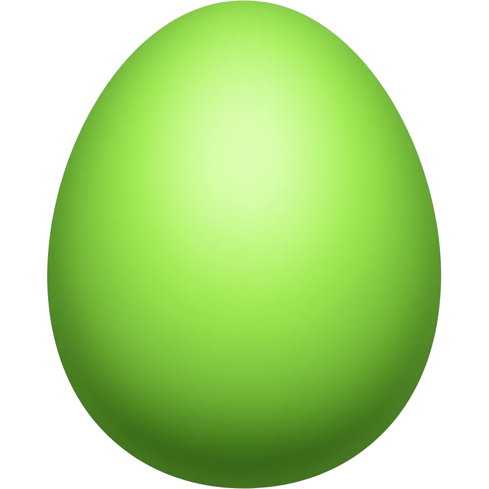 Lime Green pet egg emoji