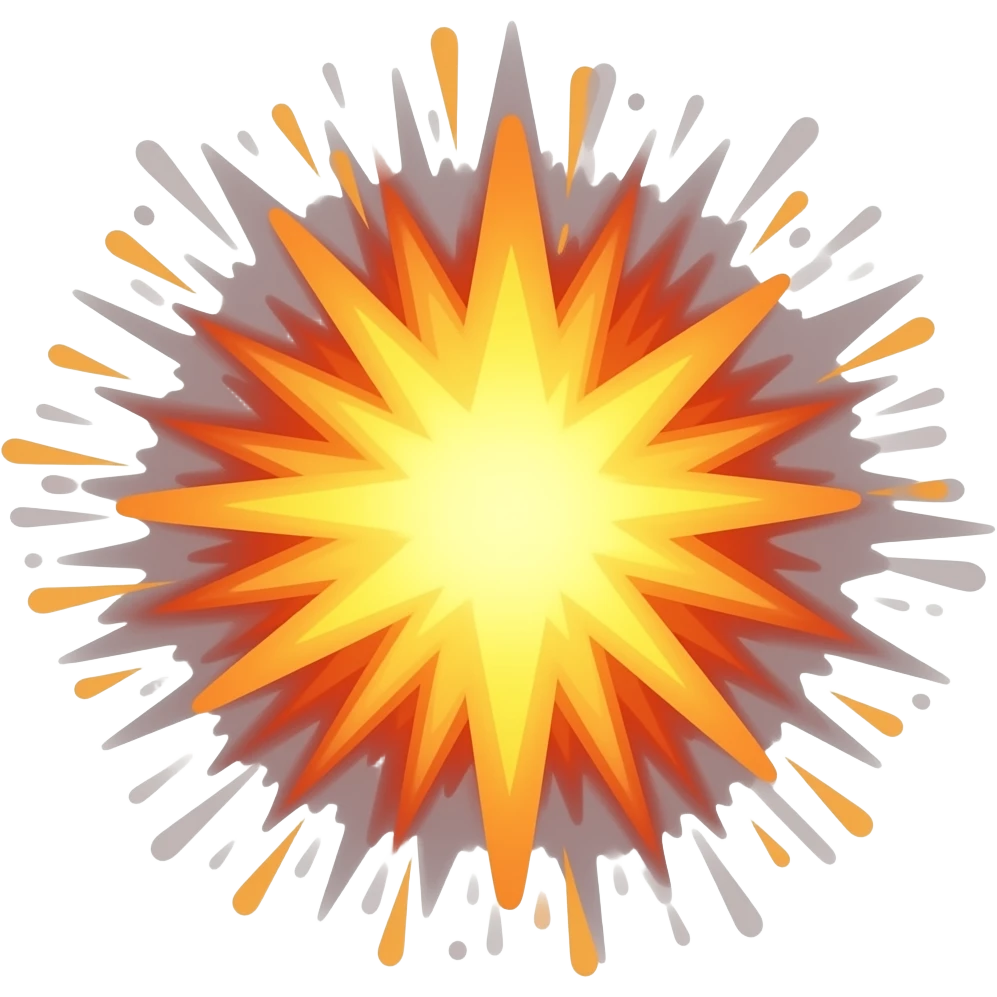 explosion emoji