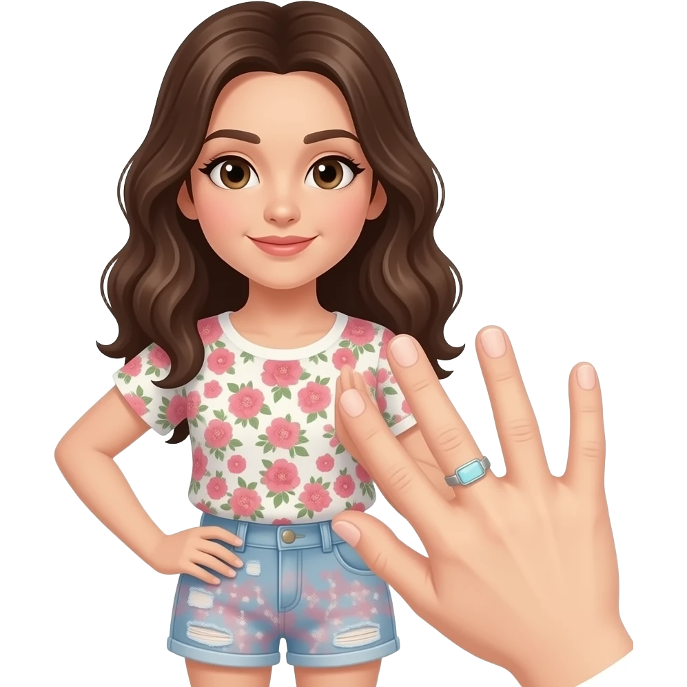 Putting a ring on her finger emoji