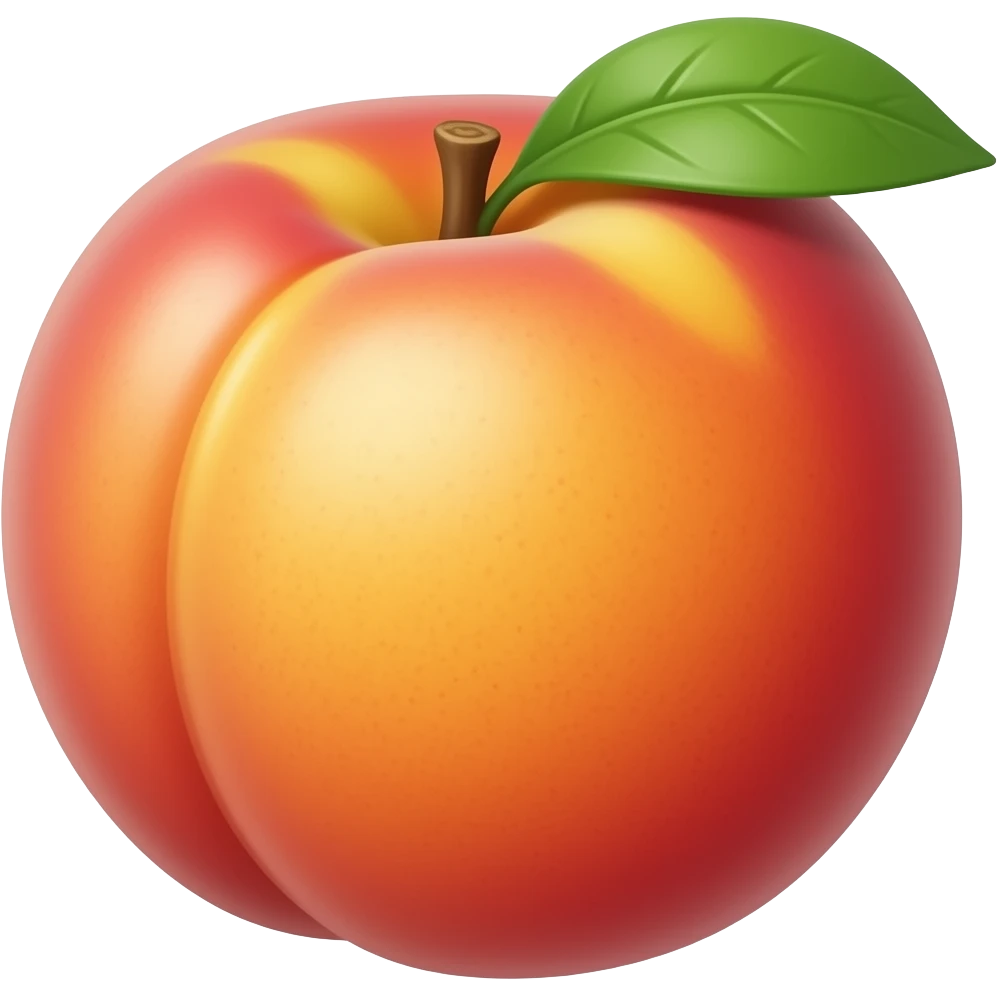 🍑+💋 emoji