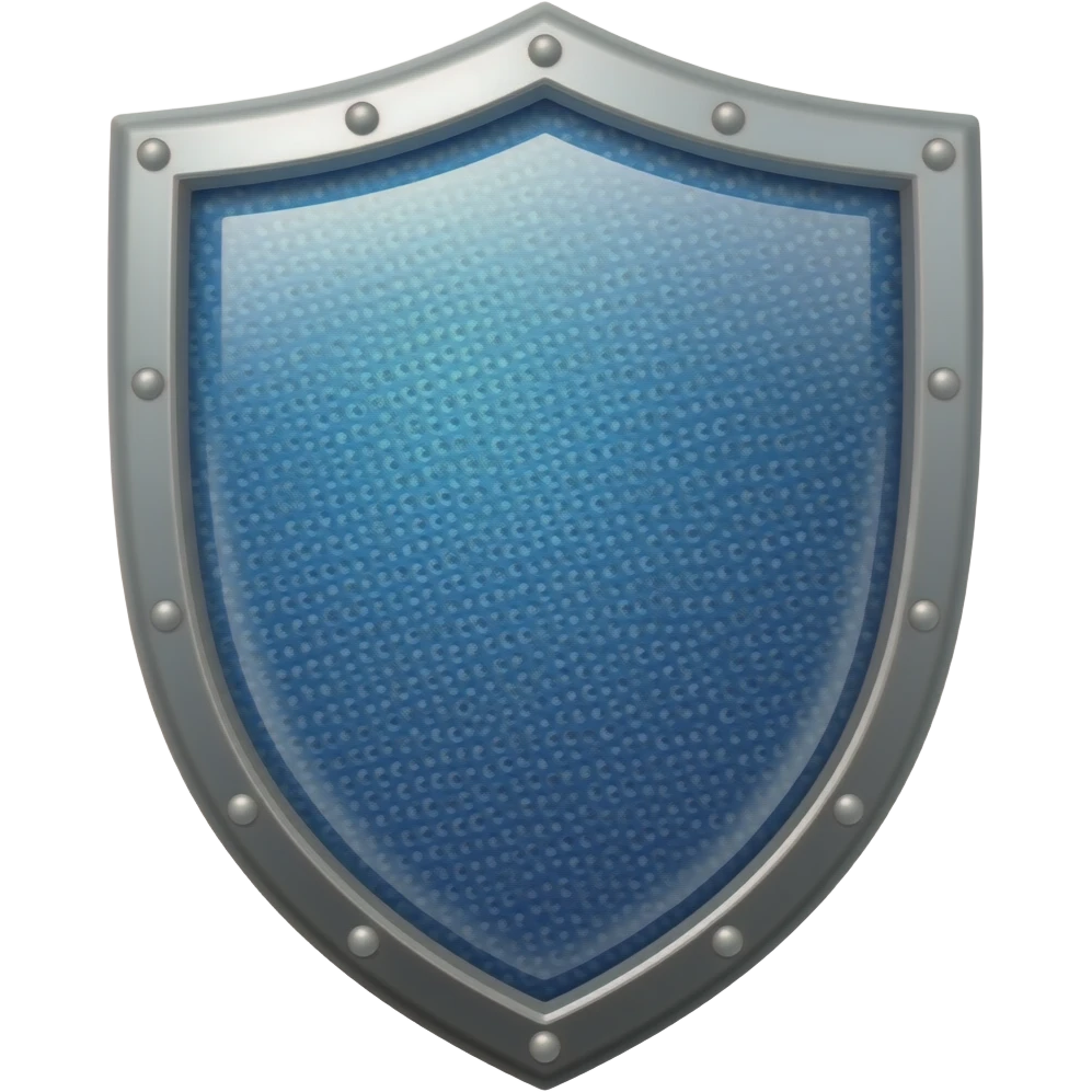 blaues glitzerschild mit roof club fm emoji