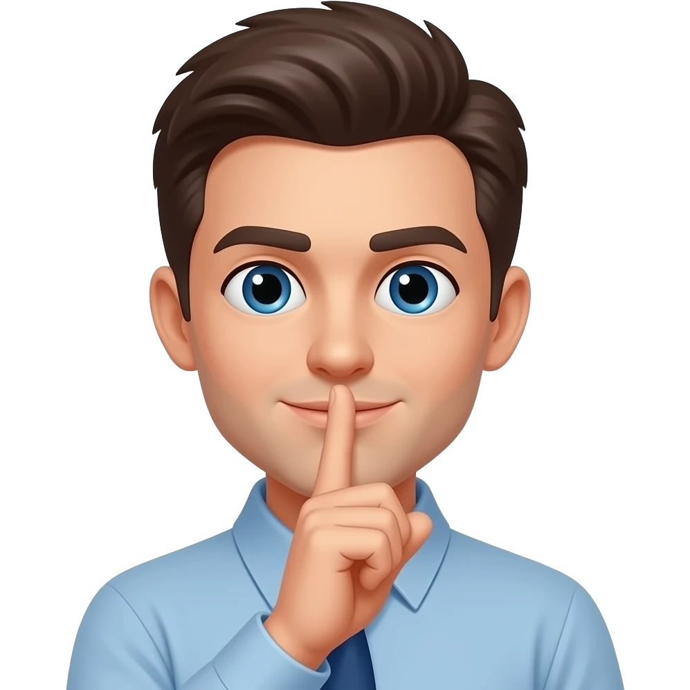 🧑🏻+🤫 emoji