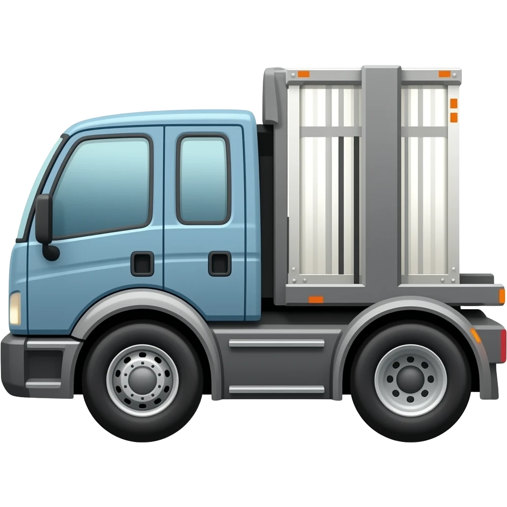 Car carrier Truck side emoji
