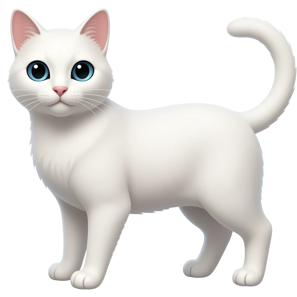 white cat emoji