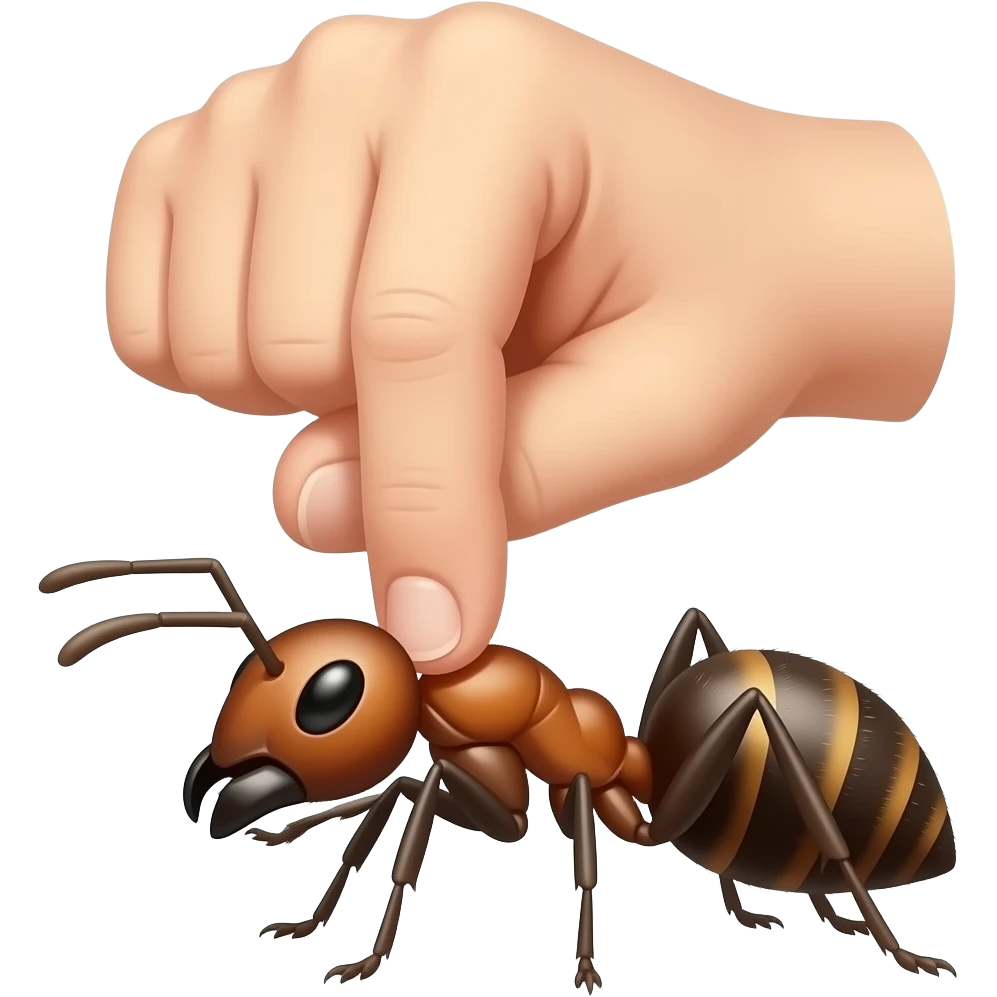 🐜🤏 emoji