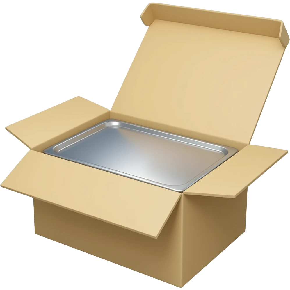 Box opened flatray emoji