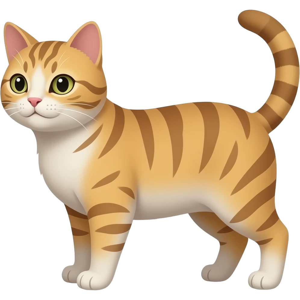 Cat facing left😼 emoji