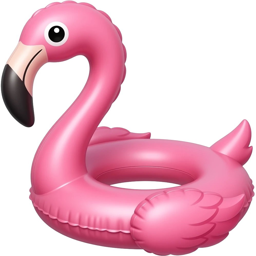 flamingo floatie emoji