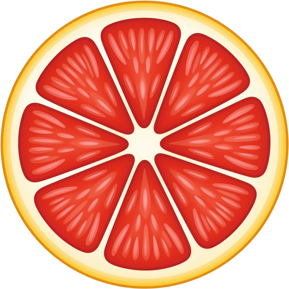 Grapefruit emoji