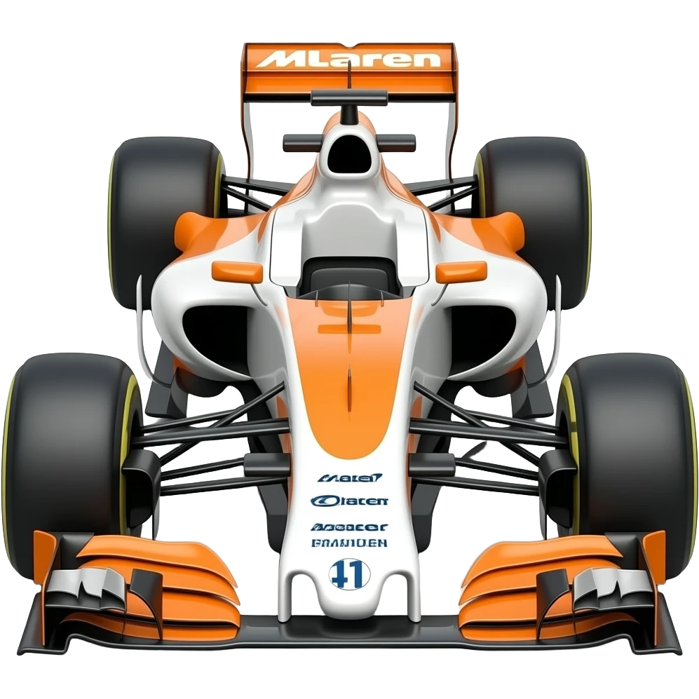 vintage mclaren mp4 formula 1,  highly detailed hyper realistic emoji
