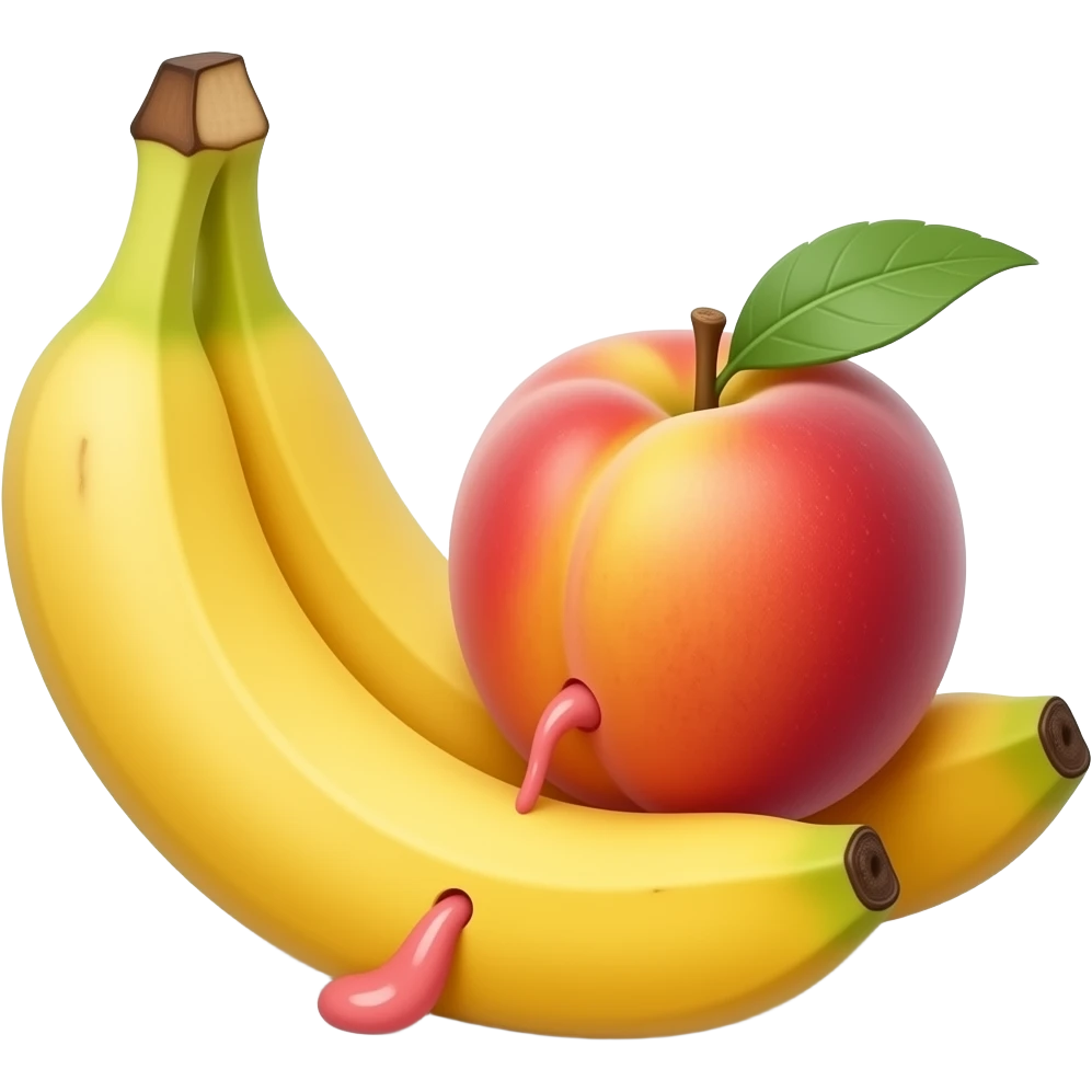Банан трахает персик emoji