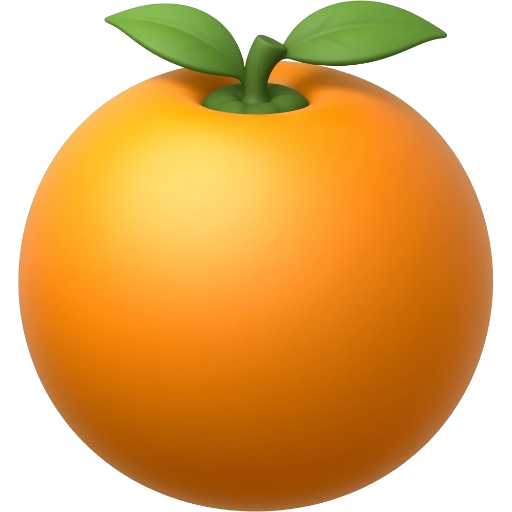 Color naranja emoji