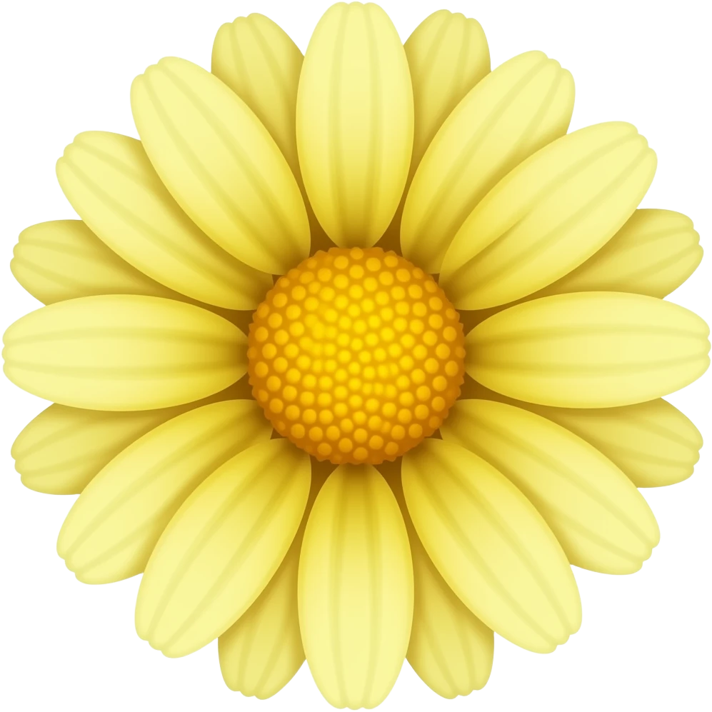 yellow daisy emoji