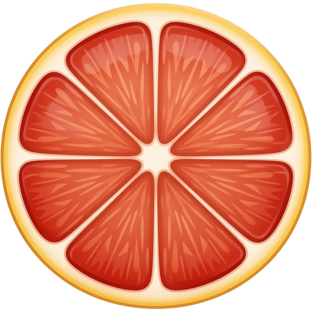 grapefruit emoji
