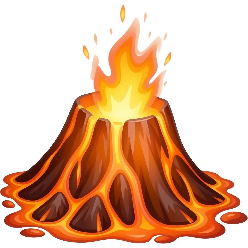 lava mud emoji