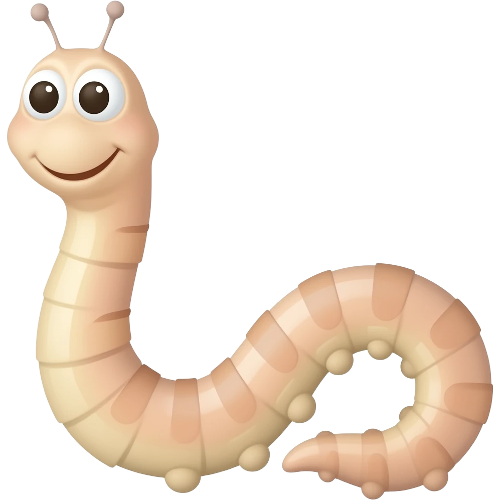 worm emoji