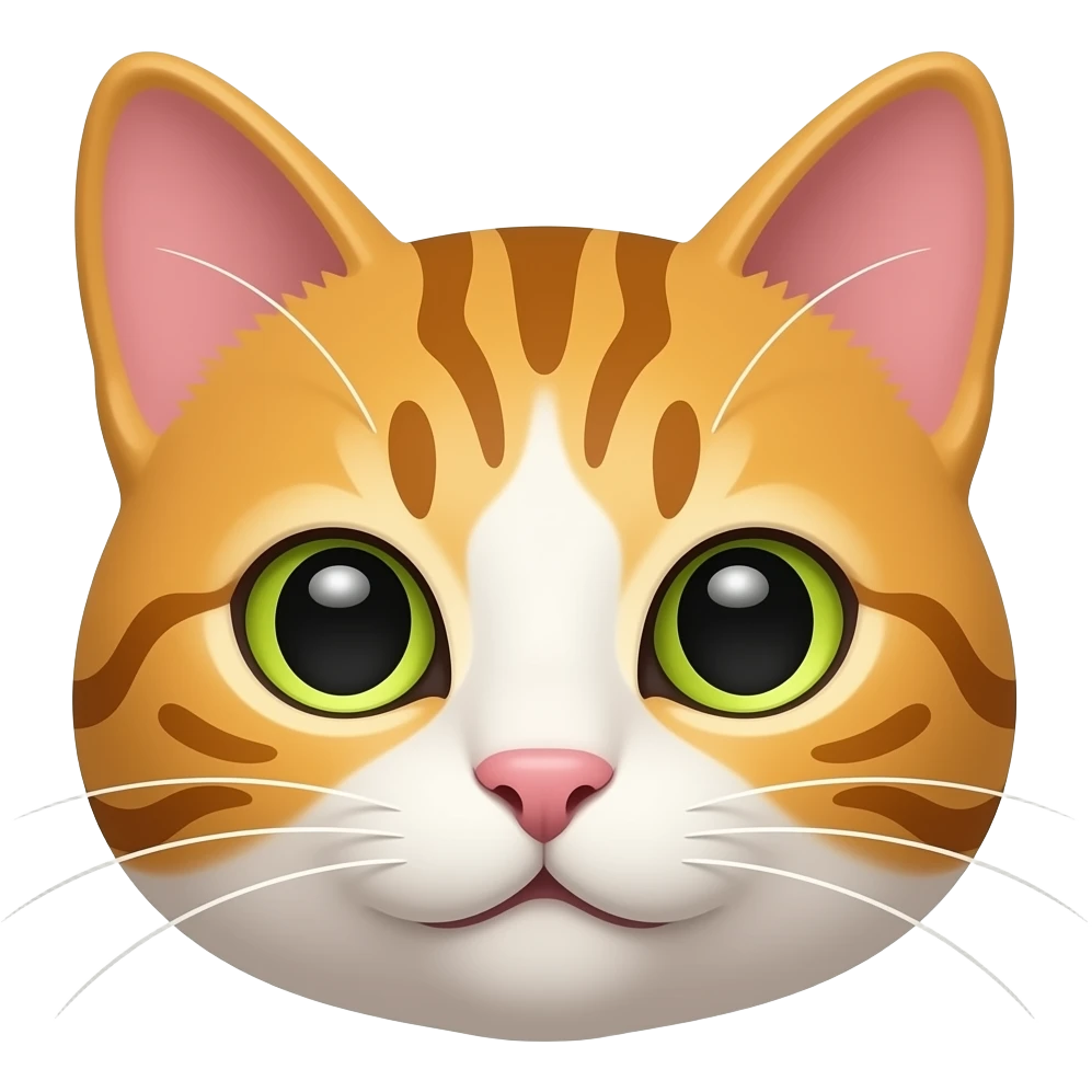 Cat head emoji